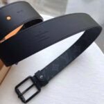 Louis Vuitton LV Unisex Voyager 35mm Belt in Monogram Eclipse Canvas - Image 6