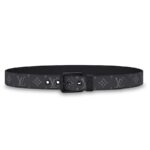 Louis Vuitton LV Unisex Voyager 35mm Belt in Monogram Eclipse Canvas