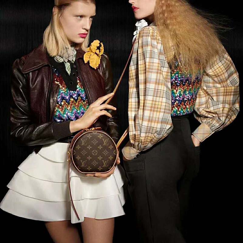 Louis Vuitton - Authenticated Boîte Chapeau Souple Handbag - Cloth Brown Plain for Women, Good Condition