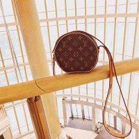 Louis Vuitton LV Women Boite Chapeau Souple PM in Monogram Coated Canvas-Brown (1)