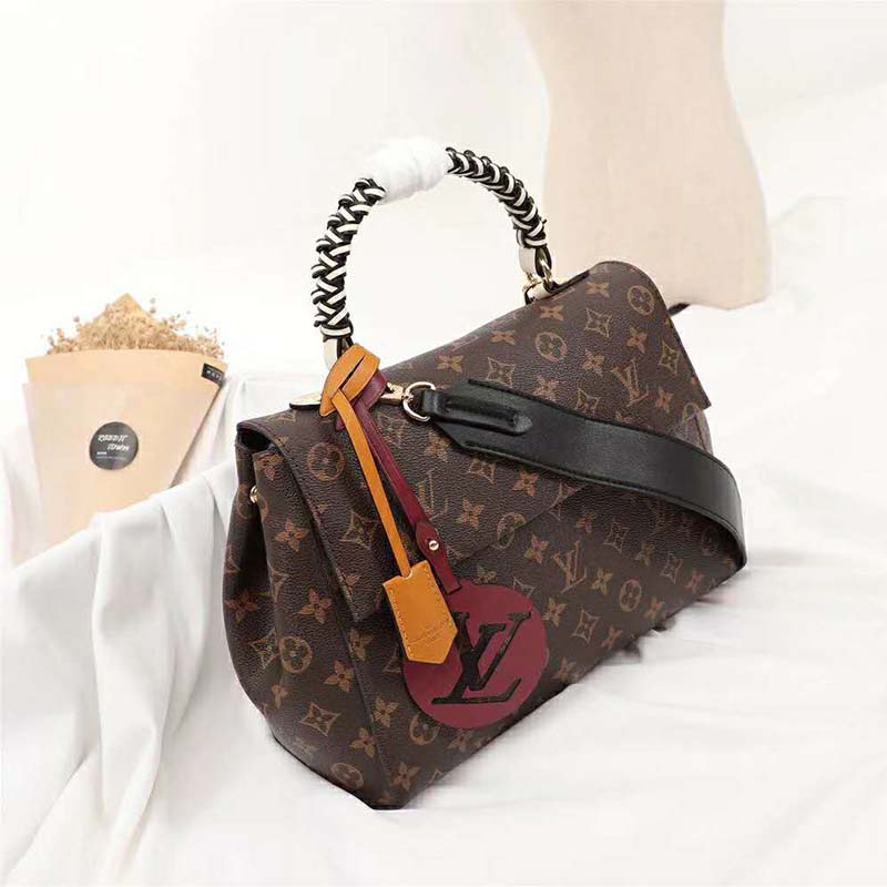 Cluny handbag Louis Vuitton Brown in Synthetic - 24455794