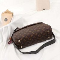 Louis Vuitton LV Women Cluny MM Handbag in Monogram Canvas-Brown (1)