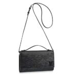 Louis Vuitton LV Women Cléry Pochette Bag in Epi Grained Cowhide Leather-Black