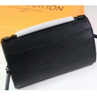 Louis Vuitton LV Women Cléry Pochette Bag in Epi Grained Cowhide Leather-Black (1)