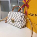 Louis Vuitton LV Women Croisette Handbag in Damier Azur Coasted Canvas-Sandy - Image 4