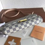Louis Vuitton LV Women Favorite MM Clutch in Damier Azur Coated Canvas-Beige - Bild 6