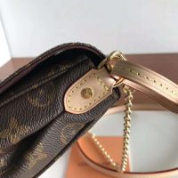 Louis Vuitton LV Women Favorite MM Clutch in Monogram Coated Canvas-Brown (3)