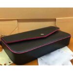 Louis Vuitton LV Women Félicie Pochette Bag in Elegant Black Leather - immagine 8