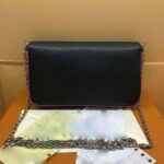 Louis Vuitton LV Women Félicie Pochette Bag in Elegant Black Leather - immagine 6