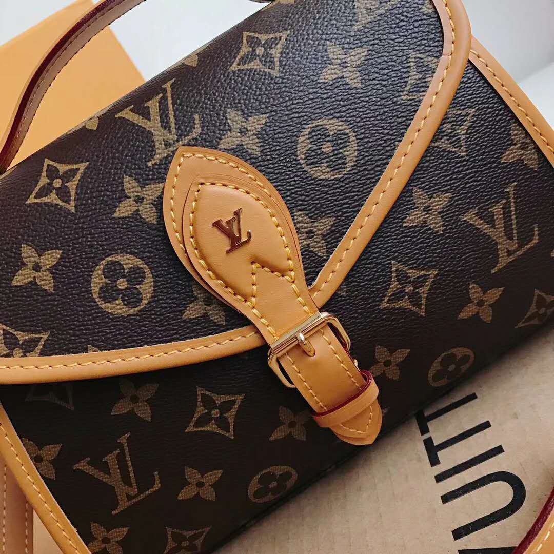 Louis Vuitton LV Women LV Ivy Bag in Monogram Coated Canvas-Brown - LULUX