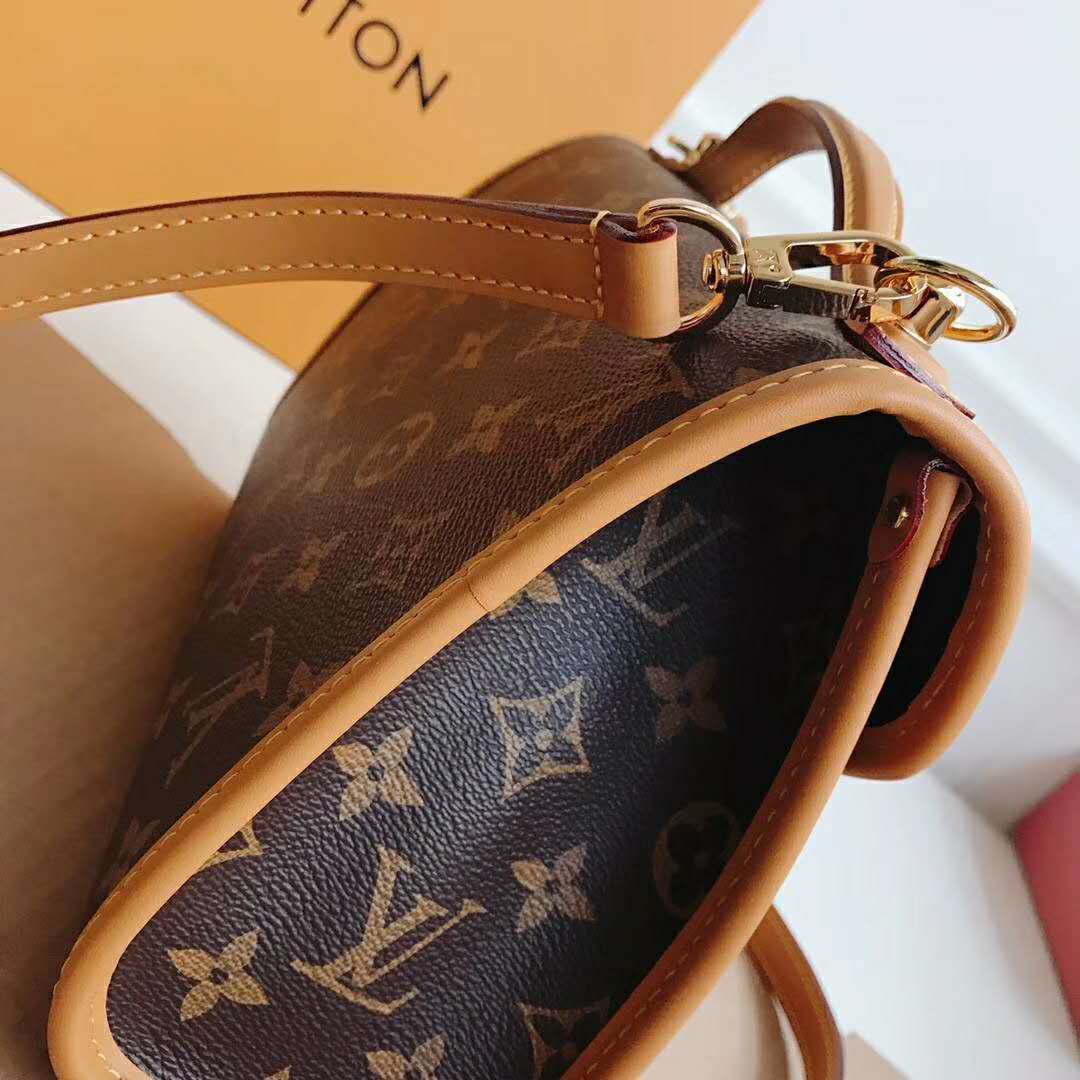 Ivy cloth handbag Louis Vuitton Brown in Cloth - 37225351