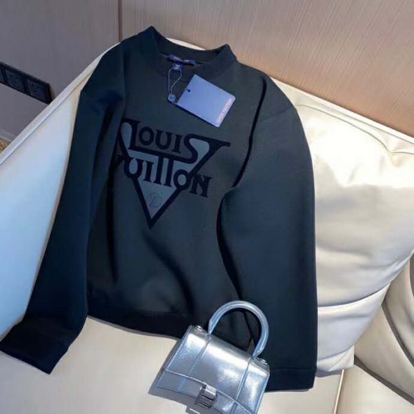 Louis Vuitton LV Women LV Midnight Sweatshirt in Cotton Jersey-Black (3)
