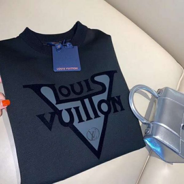 Louis Vuitton LV Women LV Midnight Sweatshirt in Cotton Jersey-Black (5)