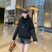 Louis Vuitton LV Women LV Midnight Sweatshirt in Cotton Jersey-Black (7)