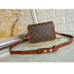 Louis Vuitton LV Women Mini Dauphine Handbag in Monogram Canvas-Brown – Bild 4