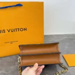 Louis Vuitton LV Women Mini Dauphine Handbag in Monogram Canvas-Brown - Image 8