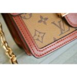 Louis Vuitton LV Women Mini Dauphine Handbag in Monogram Canvas-Brown – Bild 9