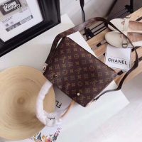 Louis Vuitton LV Women Montaigne BB Bag in Iconic Monogram Canvas-Brown (1)