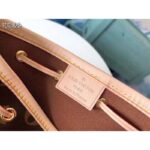 Louis Vuitton LV Women Nano Noé Bucket Bag in Monogram Coated Canvas-Brown - immagine 9