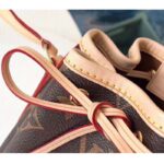 Louis Vuitton LV Women Nano Noé Bucket Bag in Monogram Coated Canvas-Brown - immagine 8