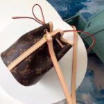 Louis Vuitton LV Women Nano Noé Bucket Bag in Monogram Coated Canvas-Brown - immagine 3