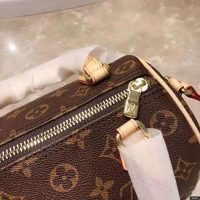 Louis Vuitton LV Women Nano Speedy Bag in Monogram Coated Canvas-Brown (6)