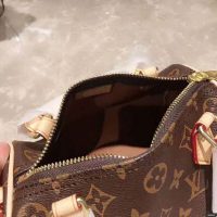 Louis Vuitton LV Women Nano Speedy Bag in Monogram Coated Canvas-Brown (6)