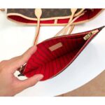 Louis Vuitton LV Women Neverfull MM Bag in Monogram Canvas-Brown - Image 7