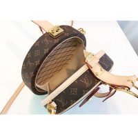 Louis Vuitton LV Women Petite Boite Chapeau in Coated Monogram Canvas-Brown (1)