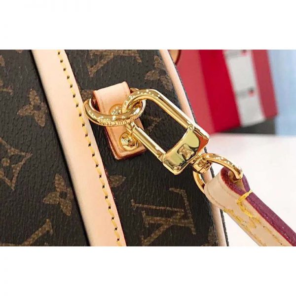 Louis Vuitton LV Women Petite Boite Chapeau in Coated Monogram Canvas-Brown (8)