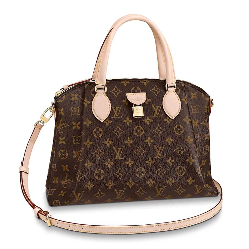 Louis Vuitton LV Women Rivoli MM Handbag in Monogram Coated Canvas