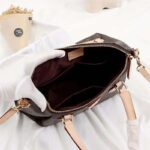 Louis Vuitton LV Women Rivoli MM Handbag in Monogram Coated Canvas-Brown - immagine 6