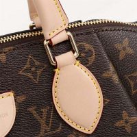 Louis Vuitton LV Women Rivoli MM Handbag in Monogram Coated Canvas-Brown (10)