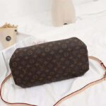 Louis Vuitton LV Women Rivoli MM Handbag in Monogram Coated Canvas-Brown - immagine 5