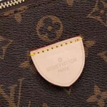Louis Vuitton LV Women Rivoli MM Handbag in Monogram Coated Canvas-Brown - immagine 8
