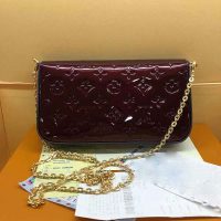 Louis Vuitton LV Women Sarah Wallet in Monogram Vernis Patent Calf