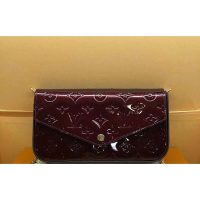 Louis Vuitton LV Women Sarah Wallet in Monogram Vernis Patent Calf