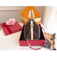 Louis Vuitton LV Women Speedy Bandoulière 25 in Signature Monogram Canvas-Brown (1)