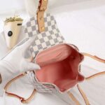 Louis Vuitton LV Women Sperone BB Backpack in Damier Azur Canvas-Beige - Image 7