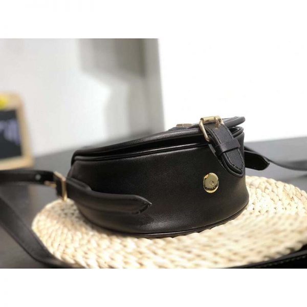 Louis Vuitton LV Women Tambourin Handbag in Smooth Calf Leather-Black (6)