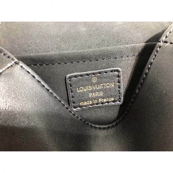 Louis Vuitton LV Women Tambourin Handbag in Smooth Calf Leather-Black (8)