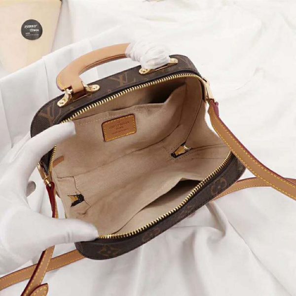 Louis Vuitton LV Women Valisette BB Handbag in Monogram Canvas-Brown (1)