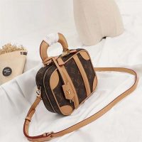 Louis Vuitton LV Women Valisette BB Handbag in Monogram Canvas-Brown (10)