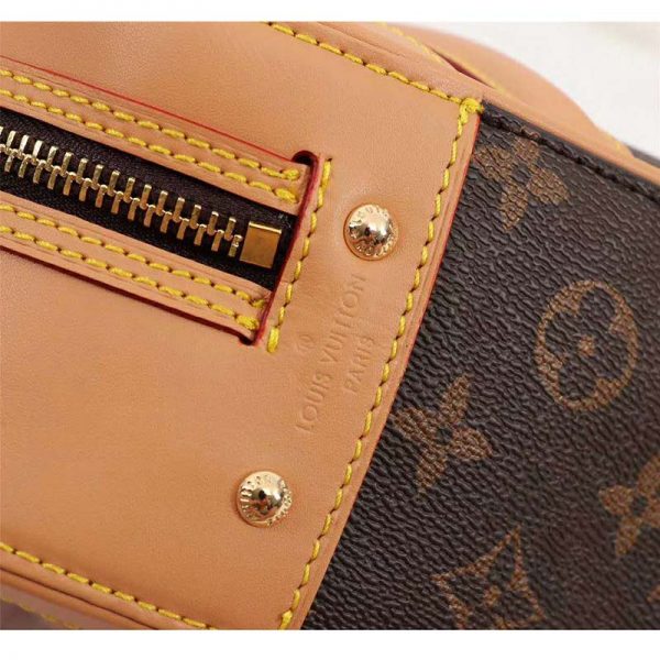 Louis Vuitton LV Women Valisette PM Handbag in Monogram Canvas-Brown (3)