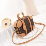 Louis Vuitton LV Women Valisette PM Handbag in Monogram Canvas-Brown - Image 4