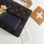 Louis Vuitton LV Women Victoire Chain Bag in Monogram Coated Canvas-Navy - immagine 14