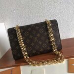 Louis Vuitton LV Women Victoire Chain Bag in Monogram Coated Canvas-Navy - immagine 6