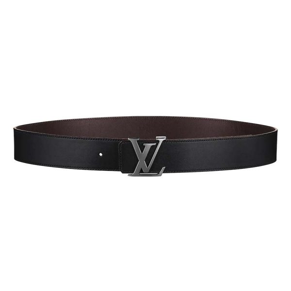 Hula hop tilpasningsevne biografi Louis Vuitton Men LV Initiales 40mm Reversible Belt in Calf Leather-Black -  LULUX