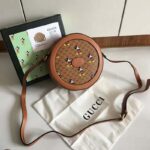 Gucci GG Unisex Disney x Gucci Round Shoulder Bag-Brown - Image 3