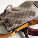 Gucci GG Unisex Neo Vintage GG Supreme Backpack-Brown - Image 6